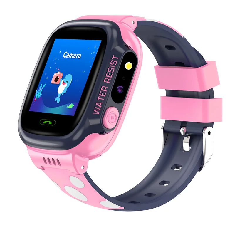 

children wristwatch Y92 SOS LBS Location Tracking History Video Call Torch Side Camera Waterproof Wifi smartwatch 2021