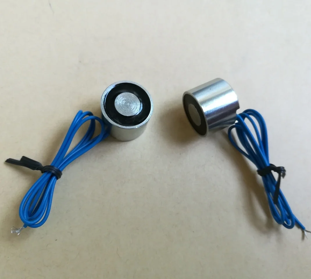 
5kgs force 5V/ 6V /12V /24V DC mini lifting electromagnet holding electromagnet 