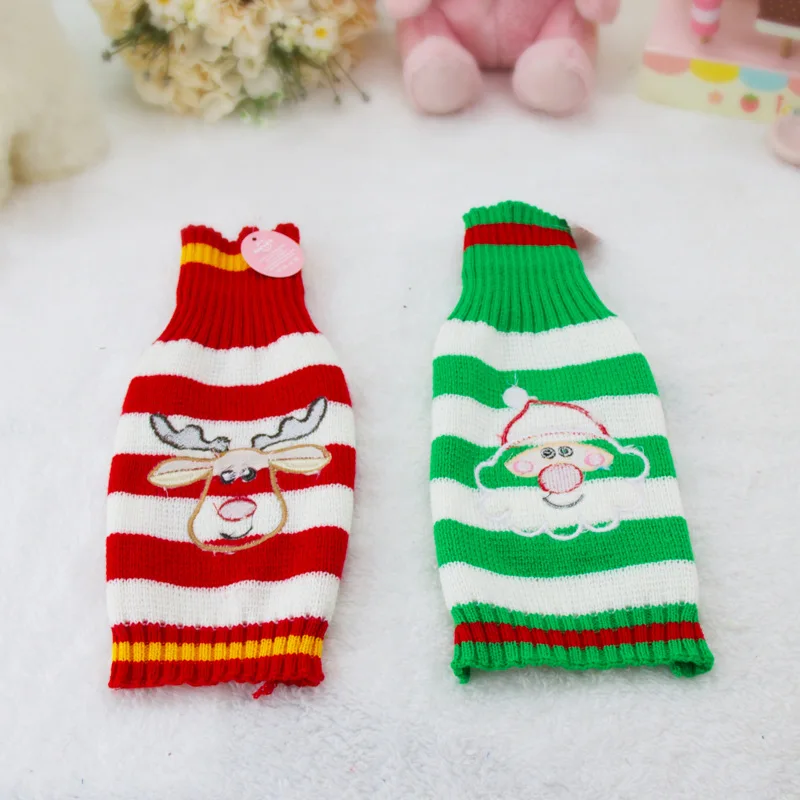 

New Pet Christmas Sweater Thick Warm Clothing for Dogs, As photo
