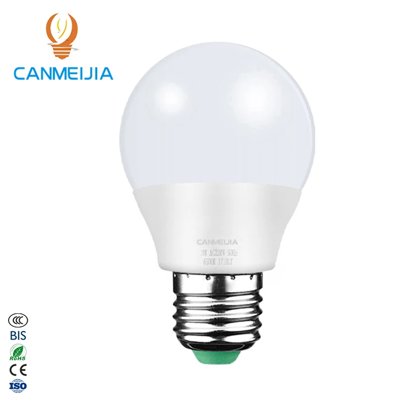 Cheap led bulbs wholesale Small mini china led electrical lights 3W led bulbs/led bulb with E27/B22 lamp holder