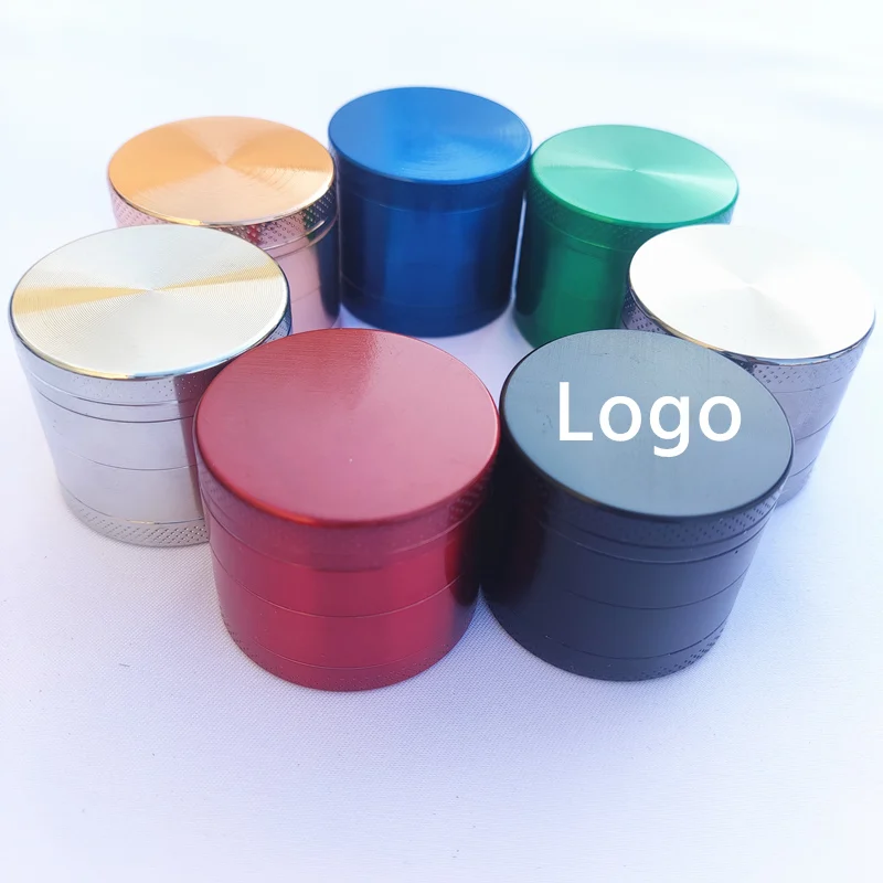 

smoking grinders herbal 40/50/55/63 mm aluminum automatic cool plastic beer electric weed grinder custom logo dry herb grinder, Black