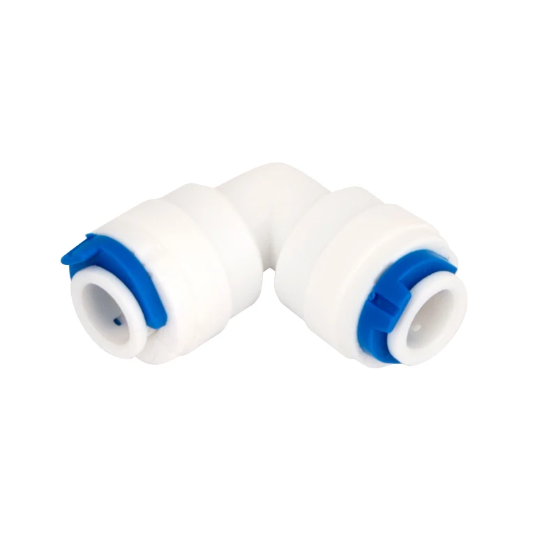 

Water Filter Fittings 1/4" To 1/4'' Inch O.D Hose Elbow Pipe Water Connector For RO Water Filter System