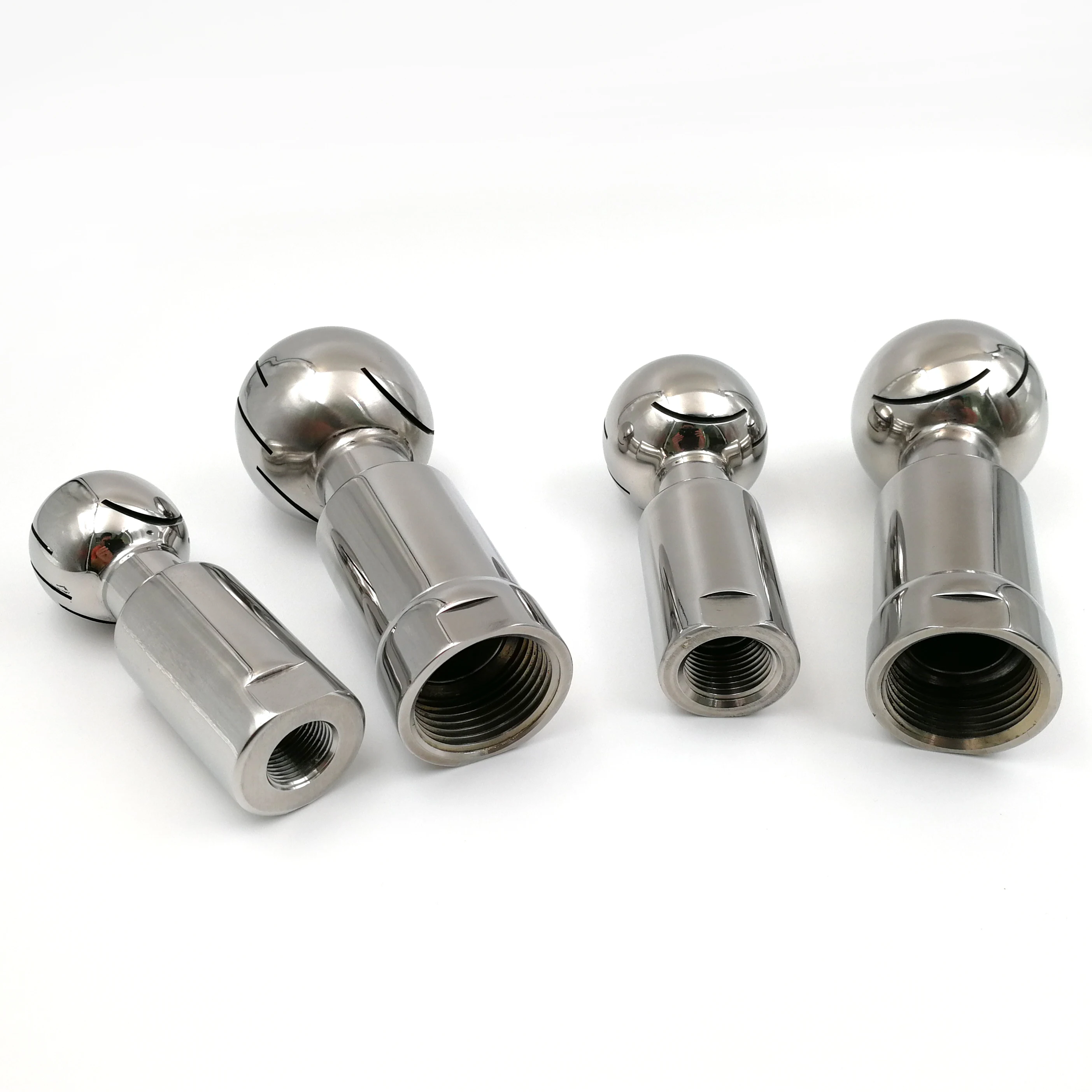 Bottles Washing Jet Nozzles SS304 SS316L Rotary Spray Cleaning CIP Ball for TankTank Washing NozzleCleaning Nozzle