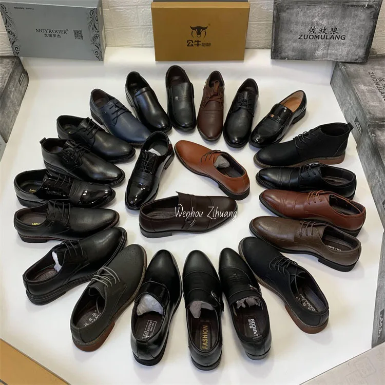 

M8259 New Fashion 2022 High Quality Popular Men'S Lace-up Business Dress Formal Leather Oxfords Casual Shoes, Mix clolor