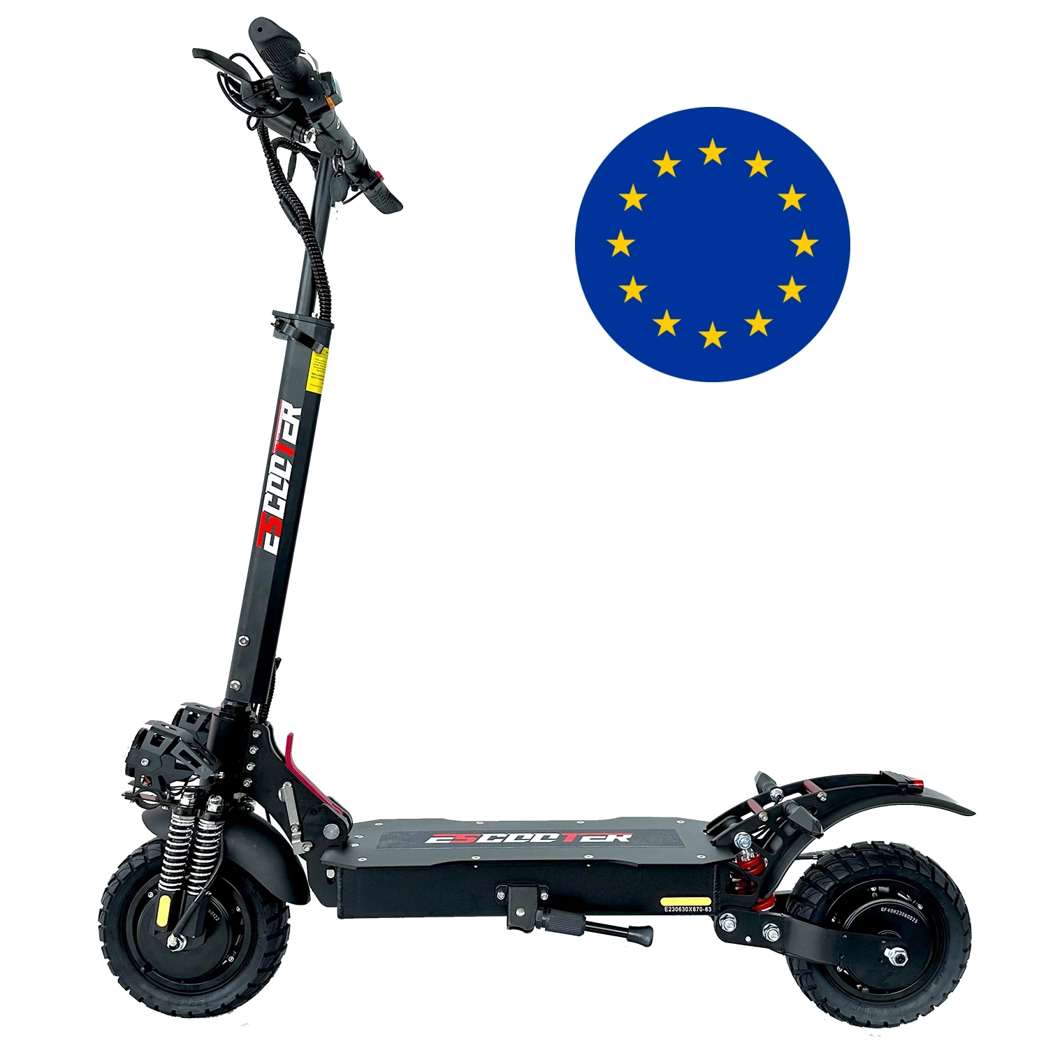 

new eu stock electric scooter X6 1200w*2 2400w 48v 60km range electric dual motor scooters 150kg max load