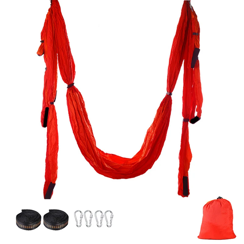 

Wholesale 6 Handle Flying Yoga Swing Fitness Exercise Indoor Adult Aerial Yoga Hammocks