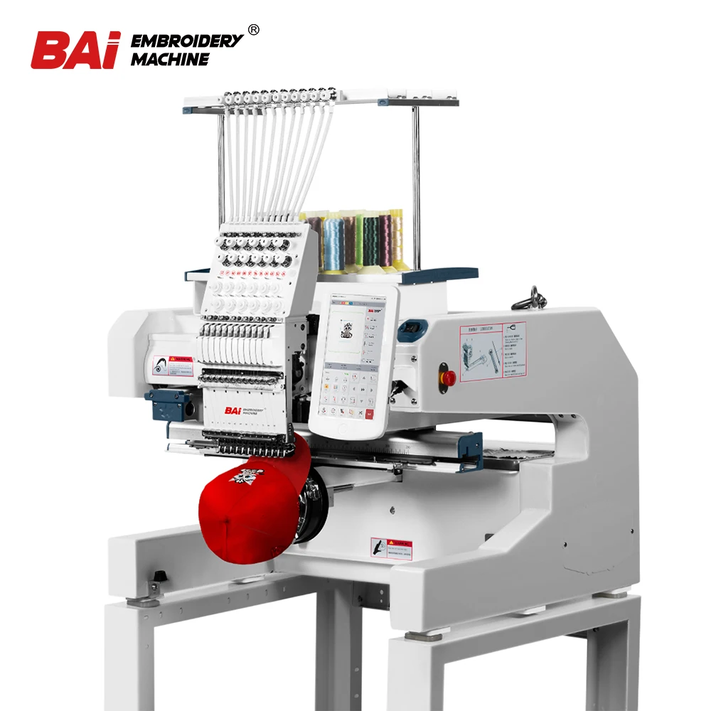 

BAI single head 15 needle professional computerized apparel machinery embroidery machines price