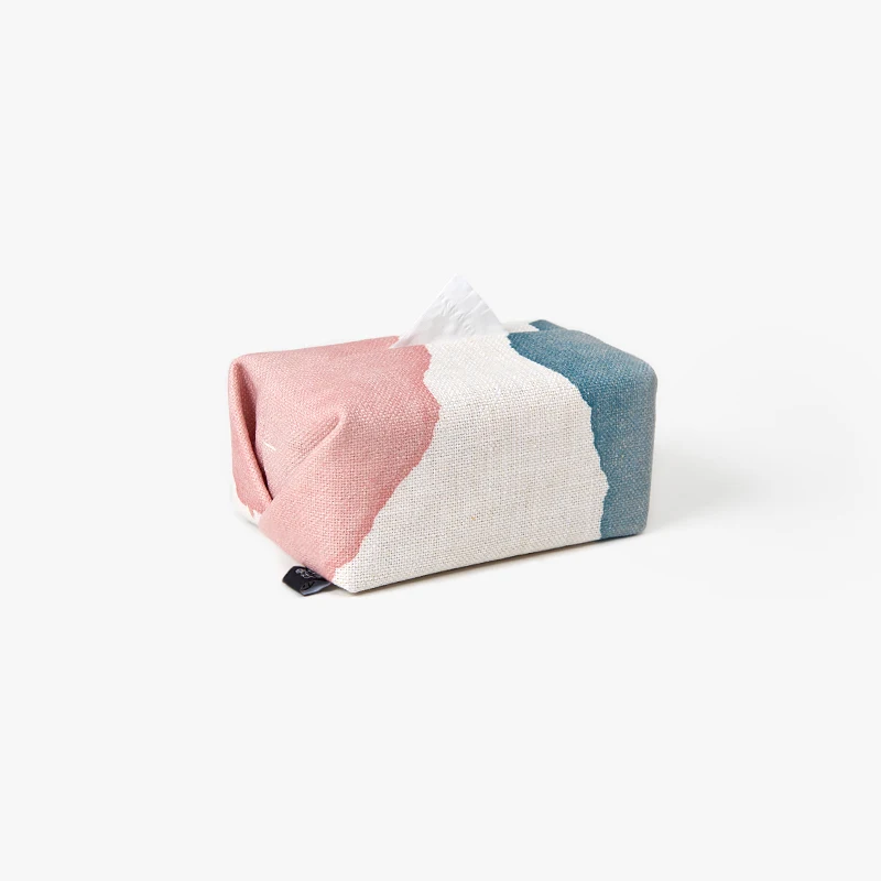 

Cover Holder Paper Square Linen Covers Nordic Style Tissue Box, Blue, pink, yellow, customized color