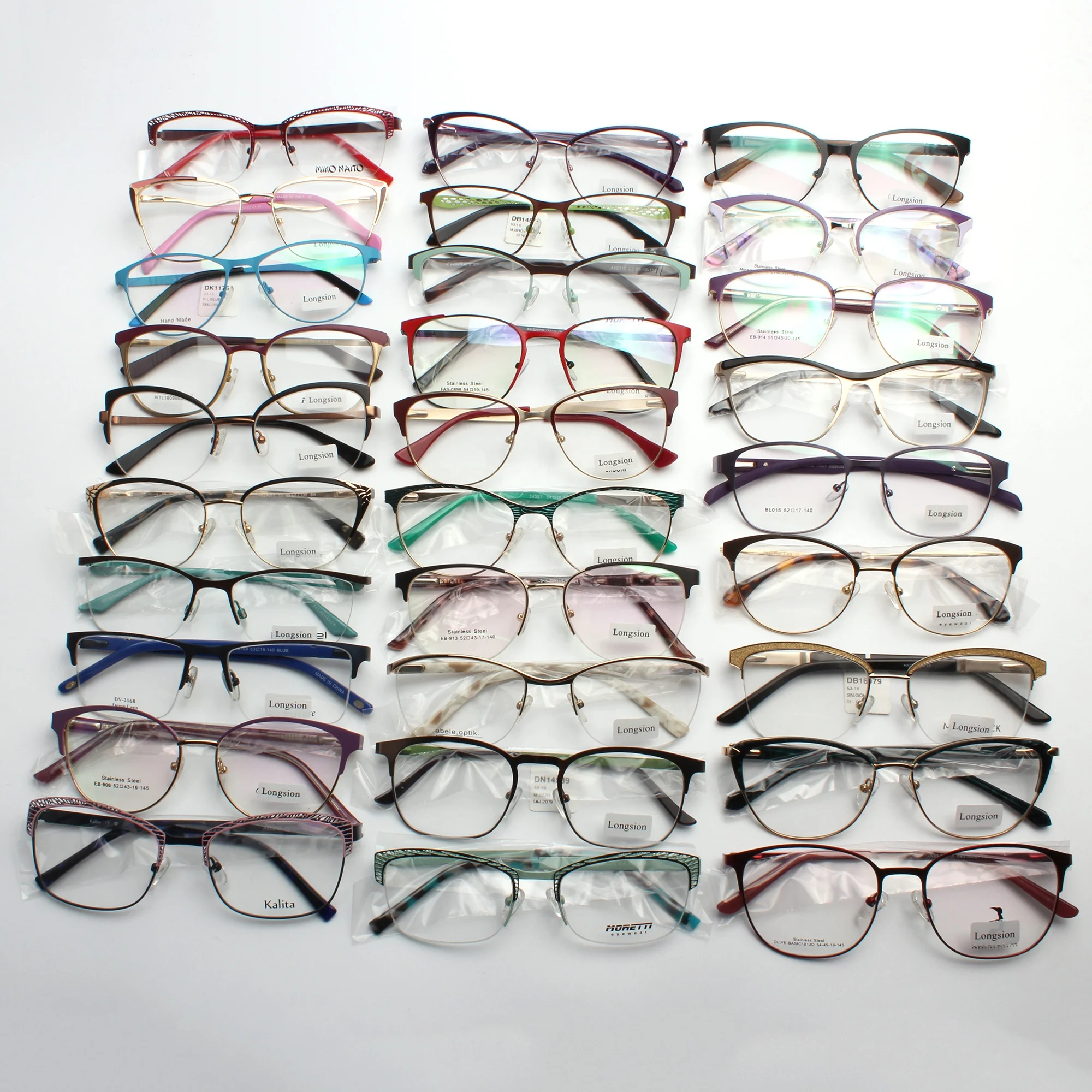 

Cheap price assorted Eyeglasses frame metal stock ready optical glasses frames for shop, Mixed colors cheap price optical frames
