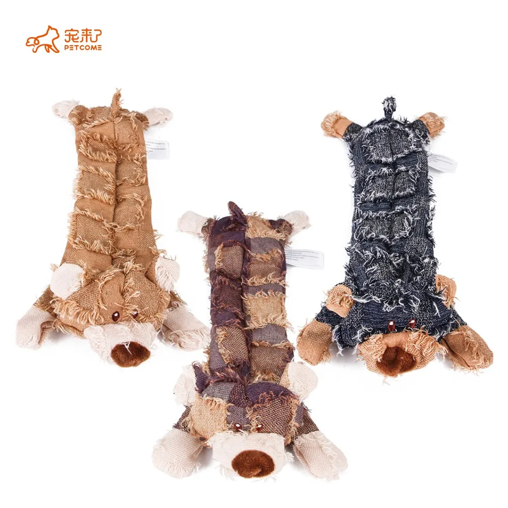 

PETCOME Factory Dropshipping Best Sale Cotton Plush Pet Calming Durable Male Dogs Sex Toys, 3 colors