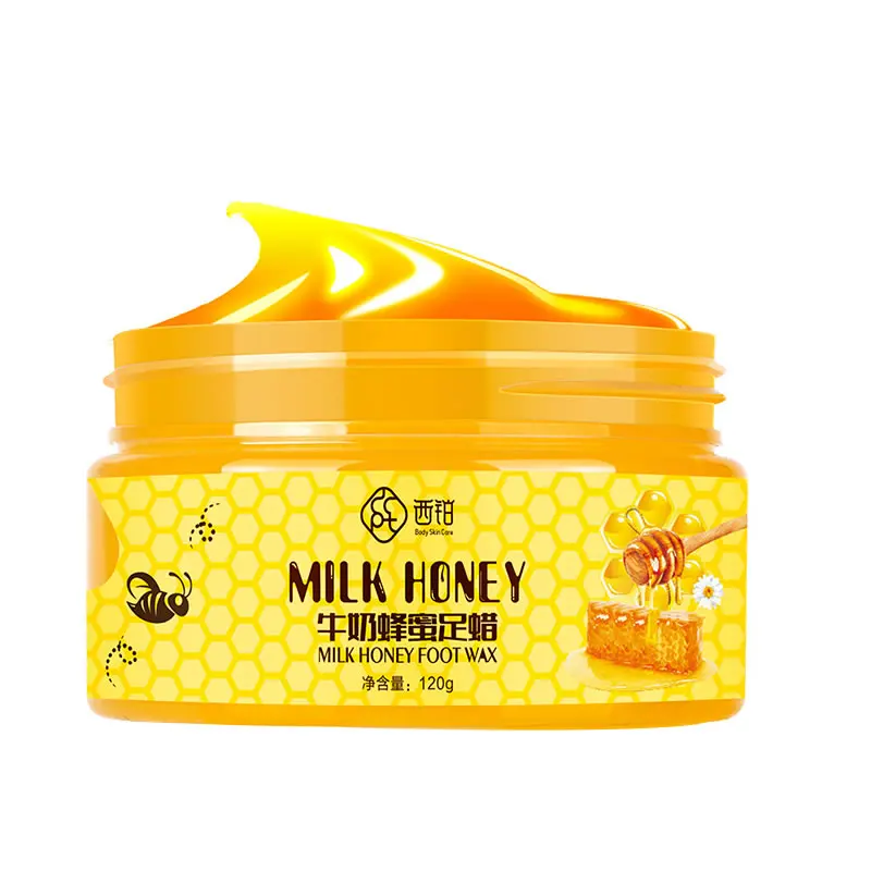 

Paraffin Wax for Hand and Feet , Wholesale Bulk Organic Collagen Nourishing Exfoliating Gold Milk Honey Peeling Feet Mask
