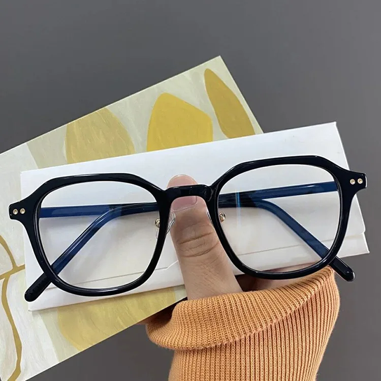 

DL Glasses Best Quality wholesale cheap eyeglass frame round clear lens anti blue light blocking ready to ship glasses 2022