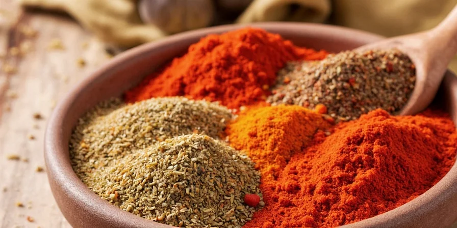 Illustration of flavor layering stages in Indian cooking