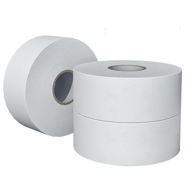 

High Quality Jumbo Roll Core Large Size Wood Pulp Toilet Paper 8 Rolls, White