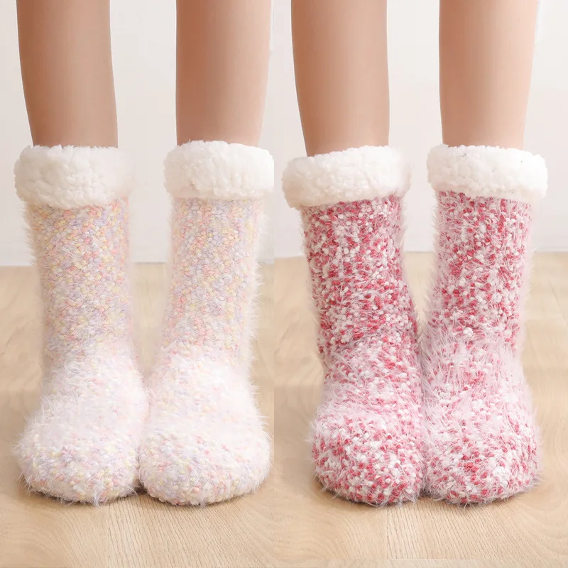 

Winter Velvet High Quality Women Stockings Wholesale Fashion Girl Hose Warm New Style Thickening Ladies Christmas Socks