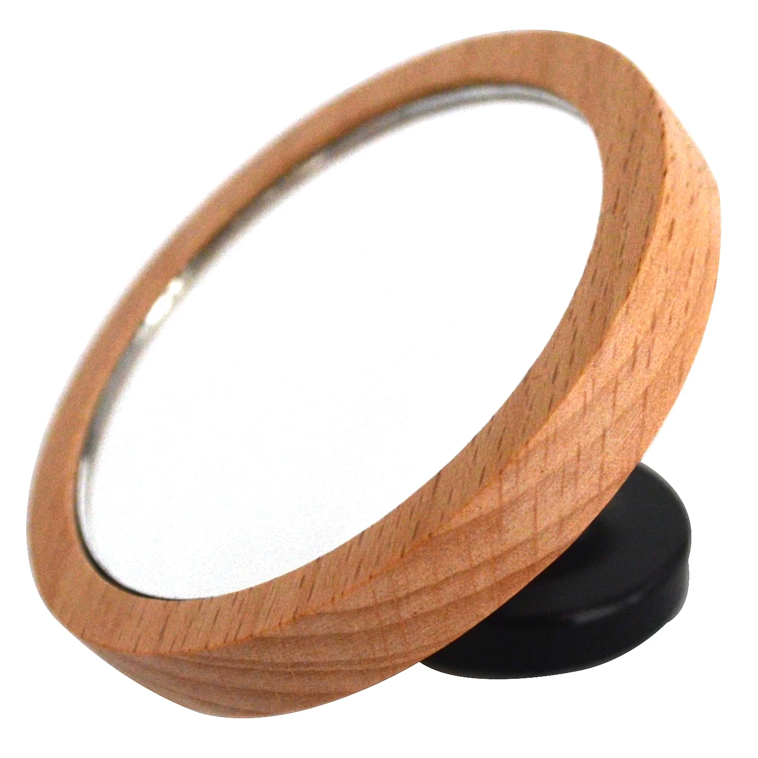 

Espresso Machine Accessories Wooden Mirror for Observing Bottomless Portafilter Coffee Maker with Grinder Latte and Cappuccino, Wood color