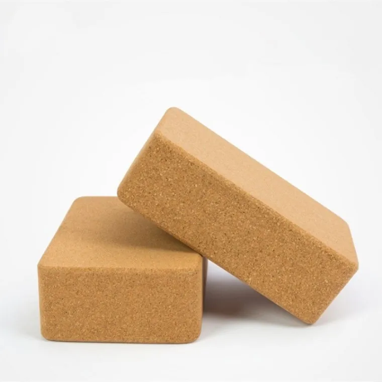 

Yoga Brick 2021 Wholesale Solid Natural Cork Yoga Block, Wood color