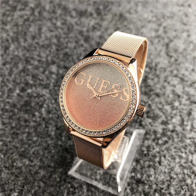 

Women's watch new fashion simple mesh belt watch foreign trade women diamond fashion table