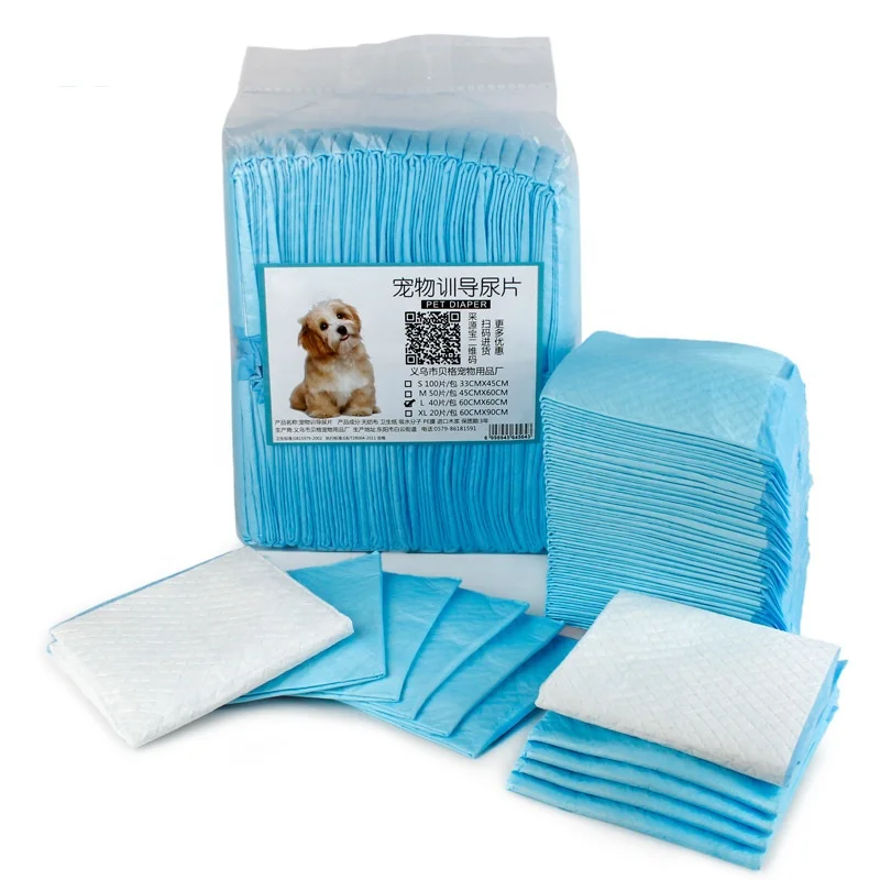 

Dog training mat pee pads cheap pet puppy padAssurance Urine Absorbent Pad Sheet 45*60Cm Used In Dog Cages Disposable Underpads, Customized