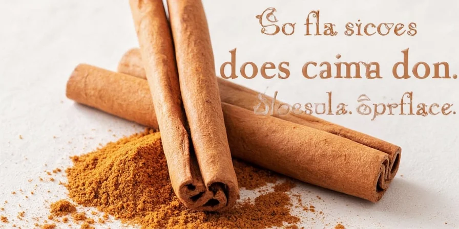 Cinnamon among other spices