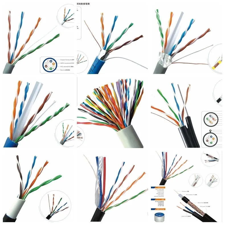 communication cable cat6 utp CMR bulk cable indoor blue - ANKUX.COM