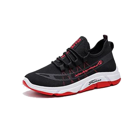 

Latest Lightweight Sport Shoes For Men Breathable Running Shoes Outdoor Men's Fashion Sneakers, Black and red, black and white