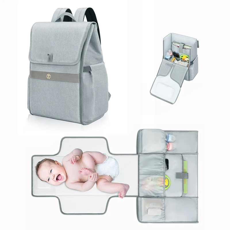 

New Arrivel Lightweight Mommy Diaper Backpack Waterproof Baby Nappy Changing Bags, As customized