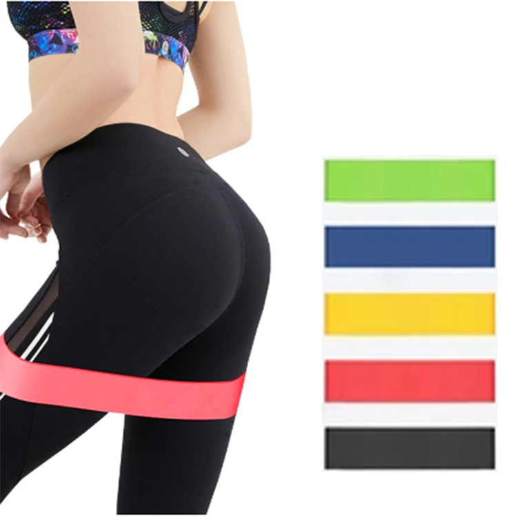 

Loop Exercise Gym Latex 5 Pack Pull Up Set Durable Mini Resistance Band, Black,blue,green,yellow,red or customized