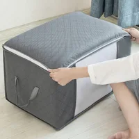 

Large Capacity Foldable Clothes Sweaters Storage Bag with Clear Window