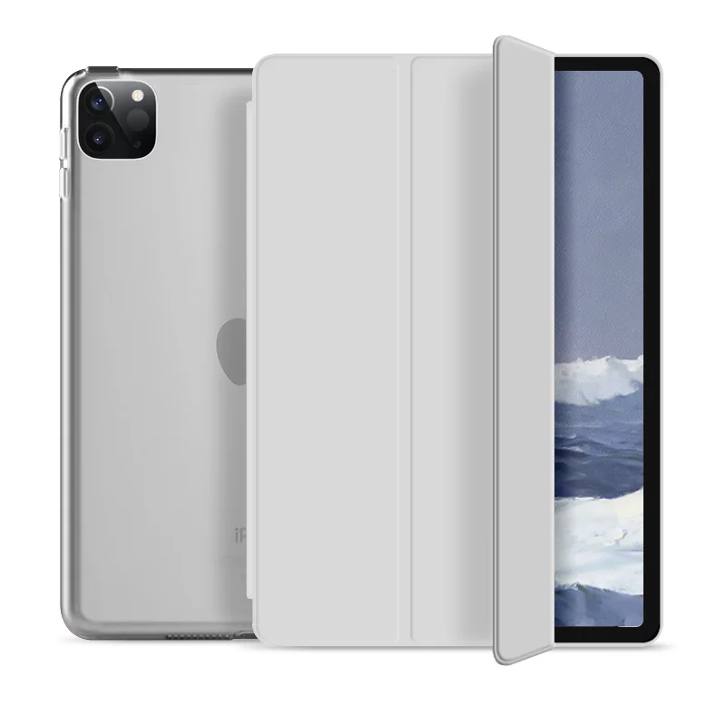 

Smart Cover For 2020 iPad Pro 12.9 Magnetic PC Back Cover Tablet Case, Multi-color
