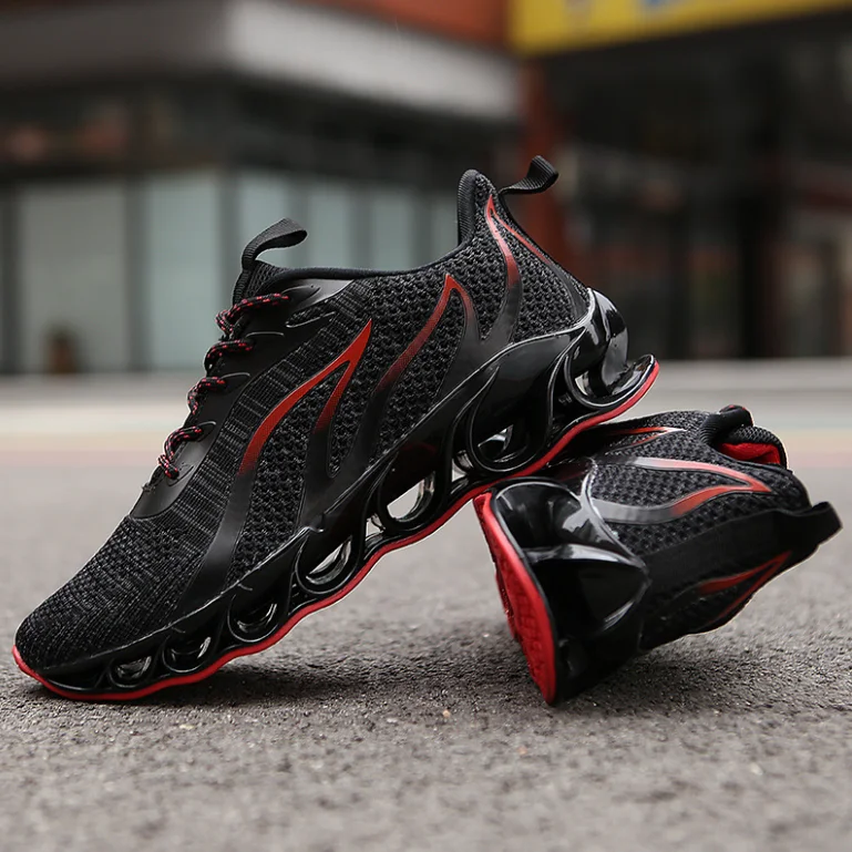 

Summer 2022 new blade running shoes men's mesh air cushion running shoes fitness sports shoes