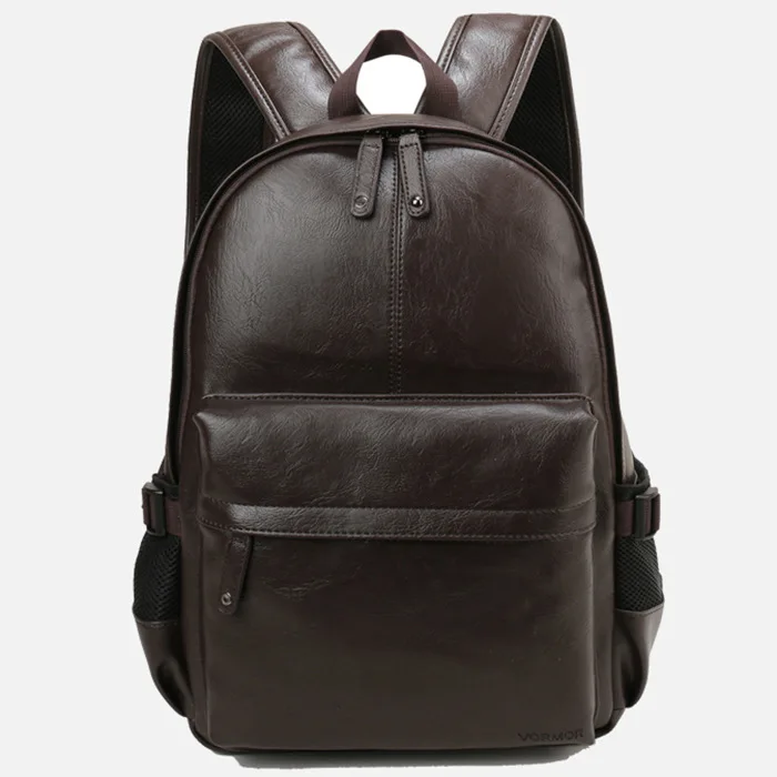 

New Trending Leather Business Backpack Black Casual School Bags For Teenagers Backpack