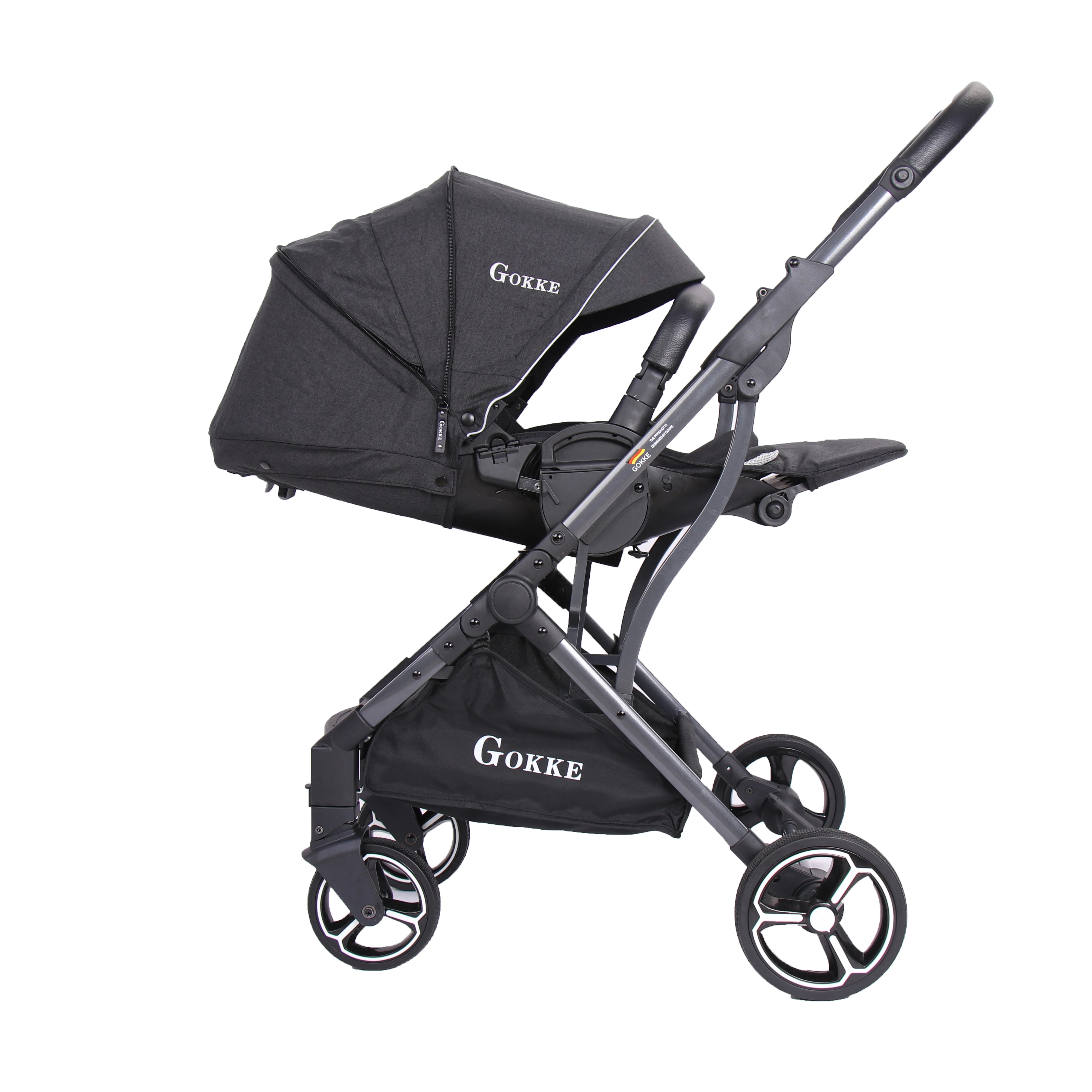 

Luxury Baby Stroller 3 in 1 Newborn Foldable Infant stroller with Carseat
