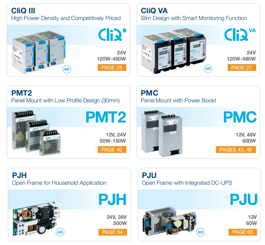 Delta Pmc Series 5v Dc Power Supply With Corrosion Resistant Aluminum