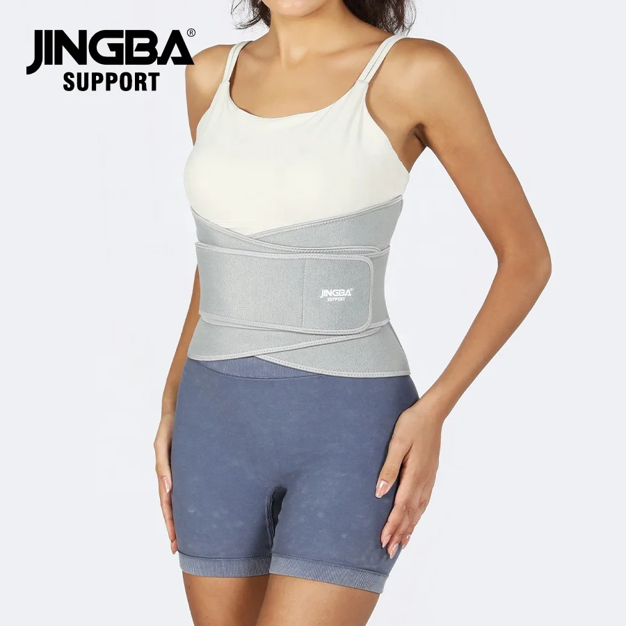 

JINGBA Wholesale New Neoprene Waist Back Straightening Support Belt with Adjustable Straps for Bodybuilding Gym Exercise