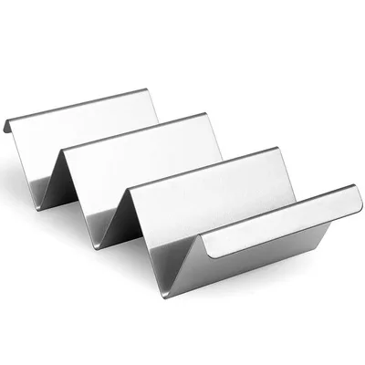 

Metal Truck Food Rack Plate Tray Stainless Steel Metal Fast Food Tacos Holder