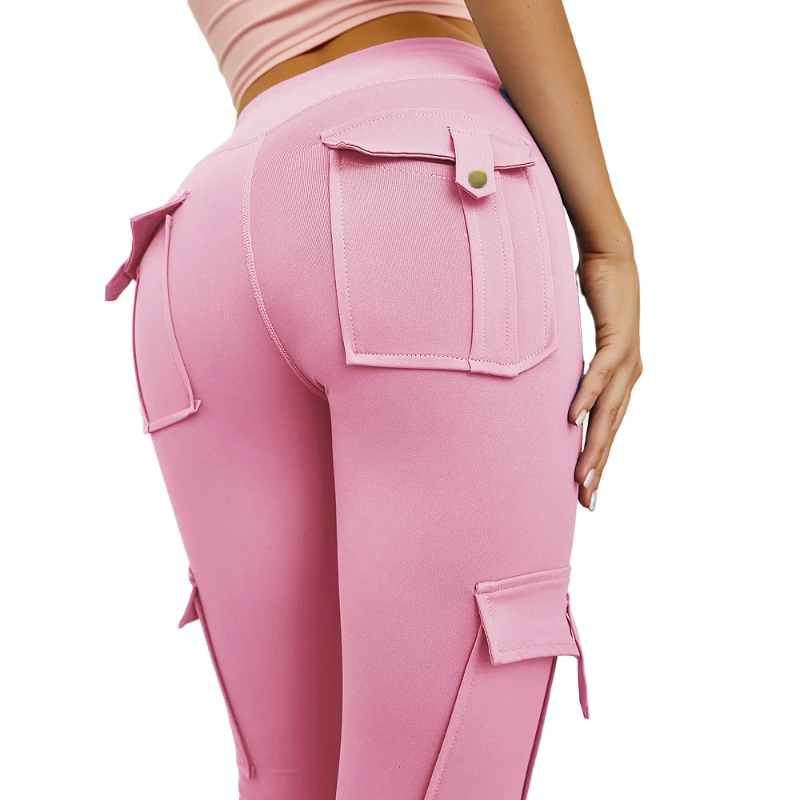 

Candice new fashion workout high waist multiple pockets legging sport jogger sexy long yoga pants with pockets