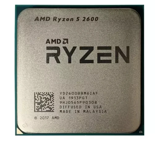 

USED AMD r5 2600 amd ryzen5 2600 AM4 Computer Processor For B450 motherboard