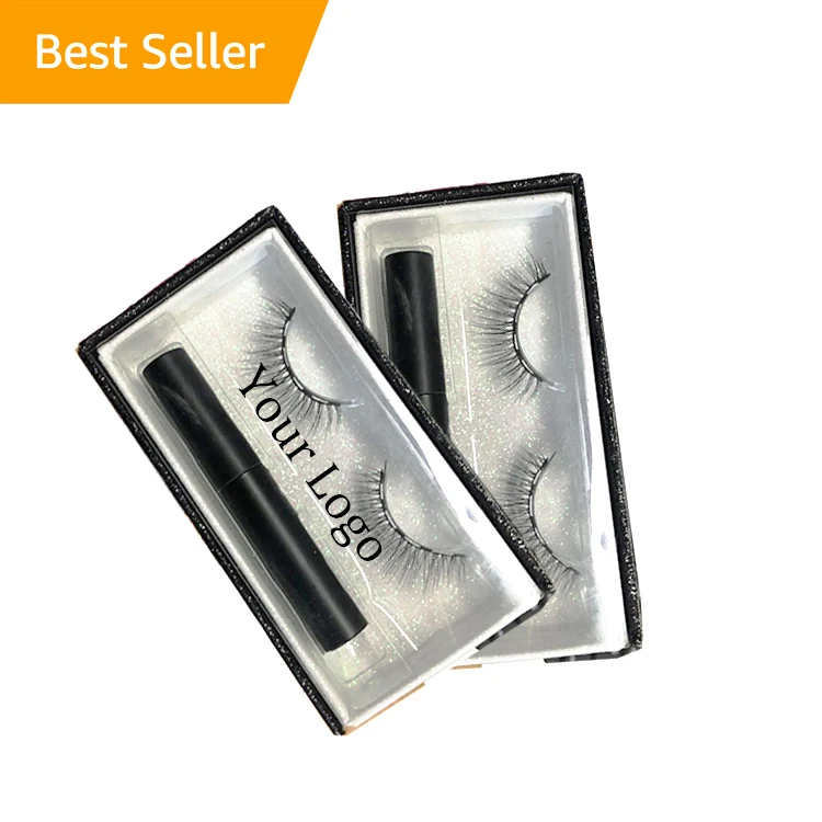 

Wholesale Magnetic Eyelashes Private Label Mink Magnet Eyelashes With Eyeliner Kit Magnetic Lash Eyeliner, Natural black