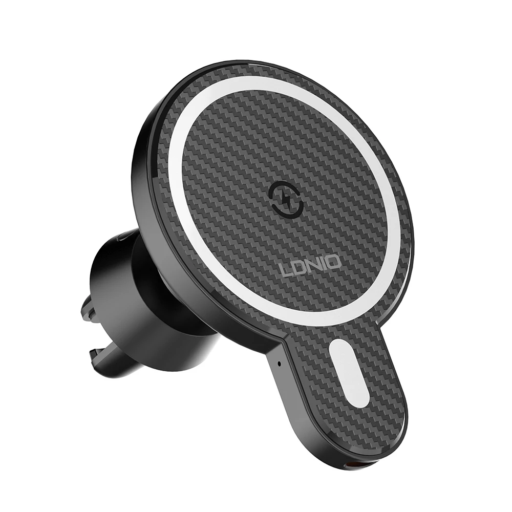 

2022 New Arrival Hot Sale Wholesale Smart Chip MA20 phone holder& Car holder & 15W magnetig wireless charging, Black
