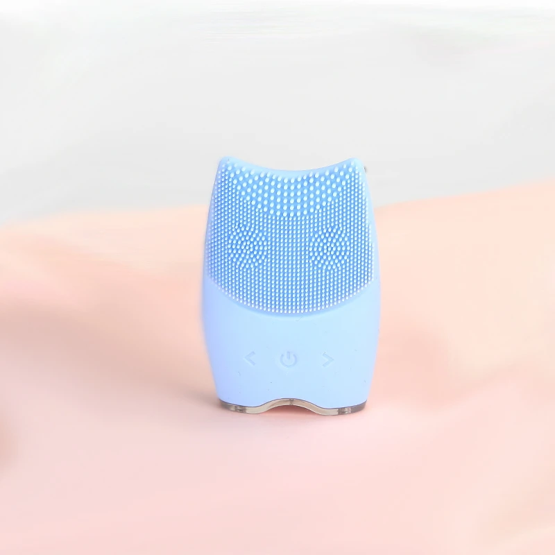 

Multifunction waterproof rechargeable silicone ultrasonic facial cleansing brush face brush facial cleansing brush