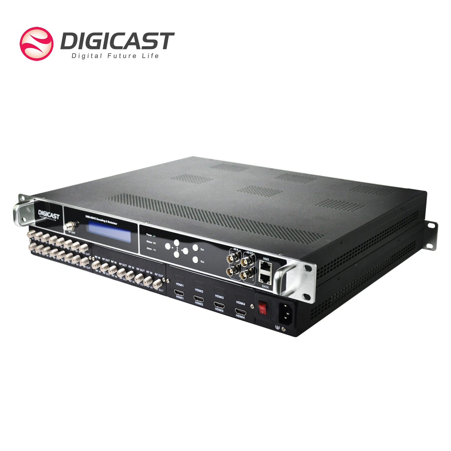 

FTA Transmodulator DVB-S2 to DVB-T2 16 Channels Digital RF DVBSS2 to DVBT Digital CATV Headend Equipment