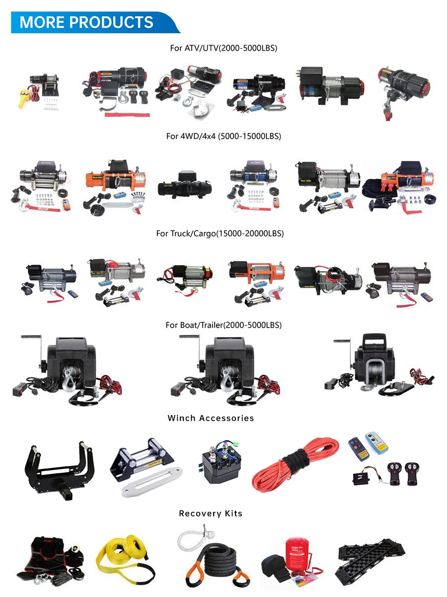 Tools & Equipment Heavy Duty Hand Crank Winch Best Boat Trailer Winch