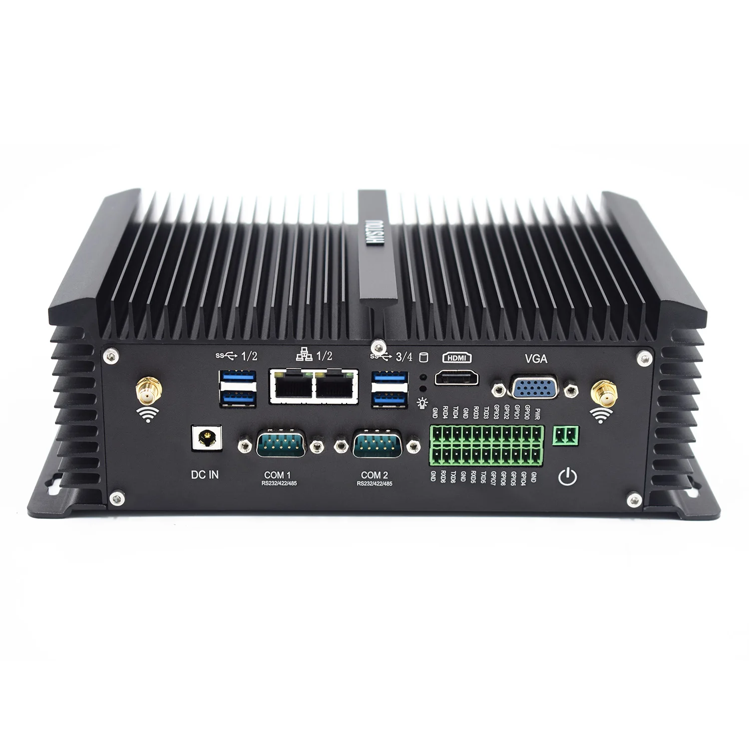 

High-end 8th Gen Mini ITX Computer In-tel Core i5 8250U Industrial PC with GPIO Port Ordinateur Gamer, Black