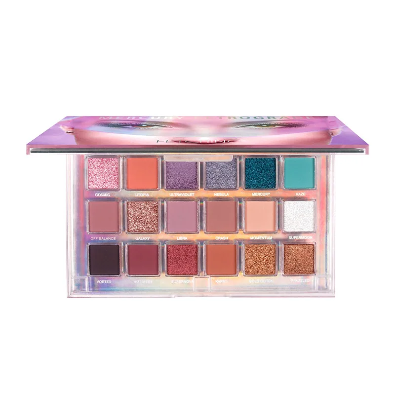 

EYESHADOW 18 Colors Mercury Retrograde Eye Shadow Palette Cosmetics Makeup Products, Muliti-color