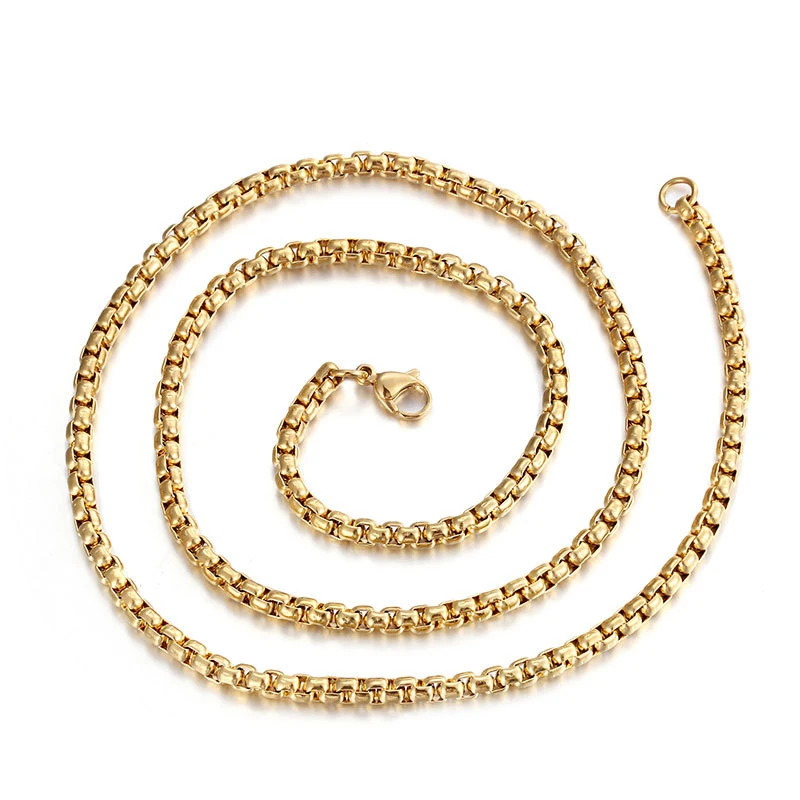 

46156 Xuping cadena de oro para hombre 18k gold color collares de moda collares de oro collares hombre chain necklace