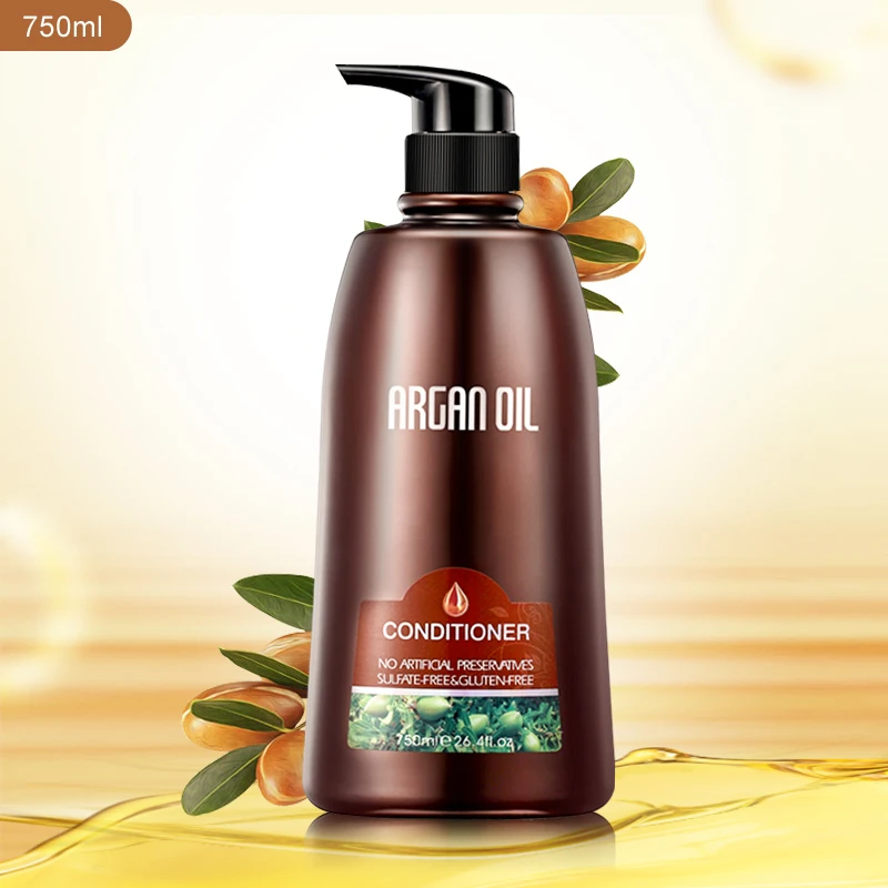

Professional Argan Oil Nourishing Moisturizing Conditioner For Strong & Healthy Hair With Coconut Milk And Protein 350ml/750ml