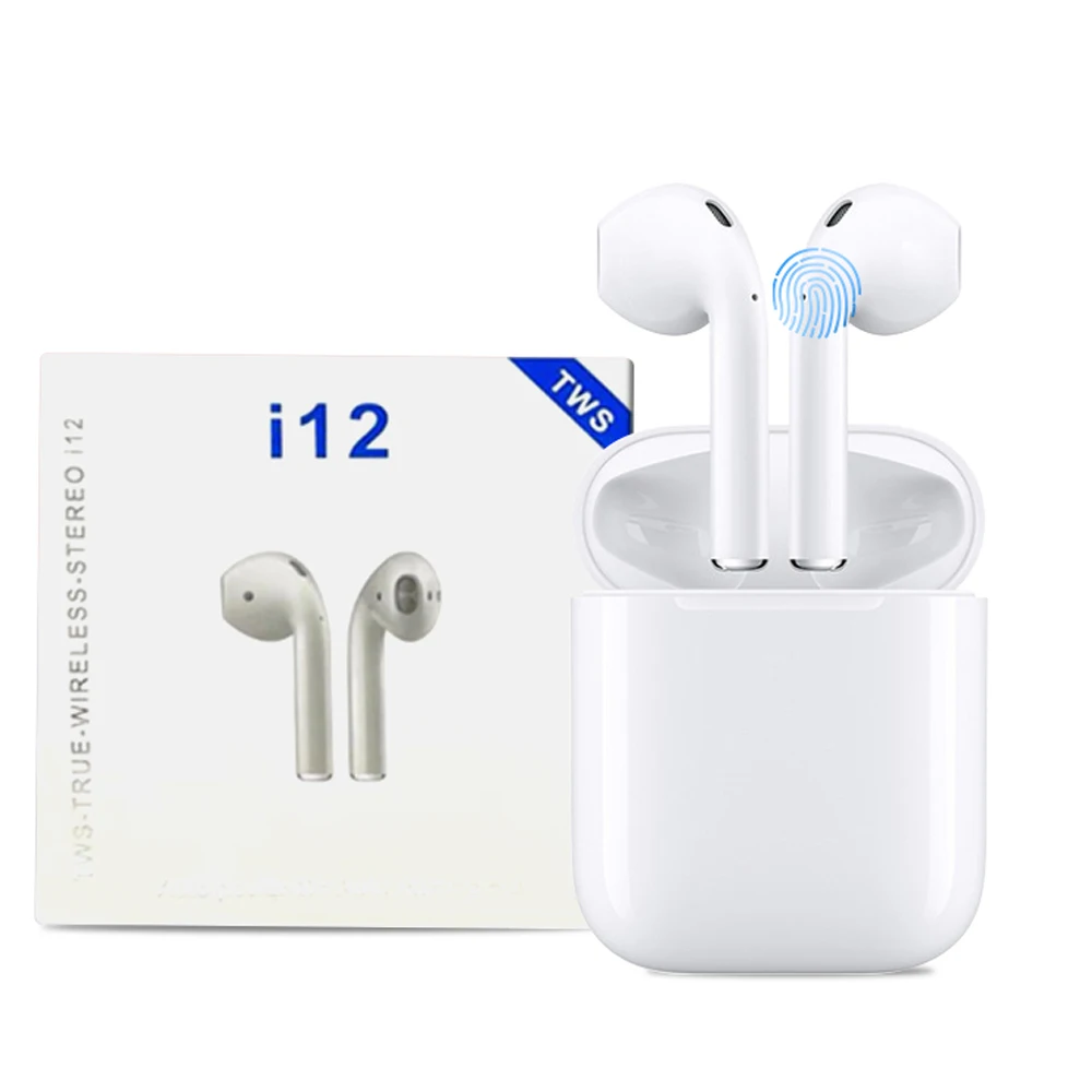 

Basic budget BT5.0 quality earphones latest wireless earbuds i12 TWS