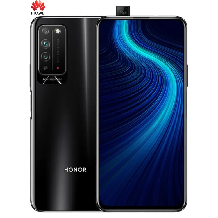 

Wholesale Price Original Mobile Phones Huawei Honor X10 5G 6GB+64GB 6.63 inch 4300mAh Android 10 Smart Phone Huawei Phones, Black, orange, blue, silver