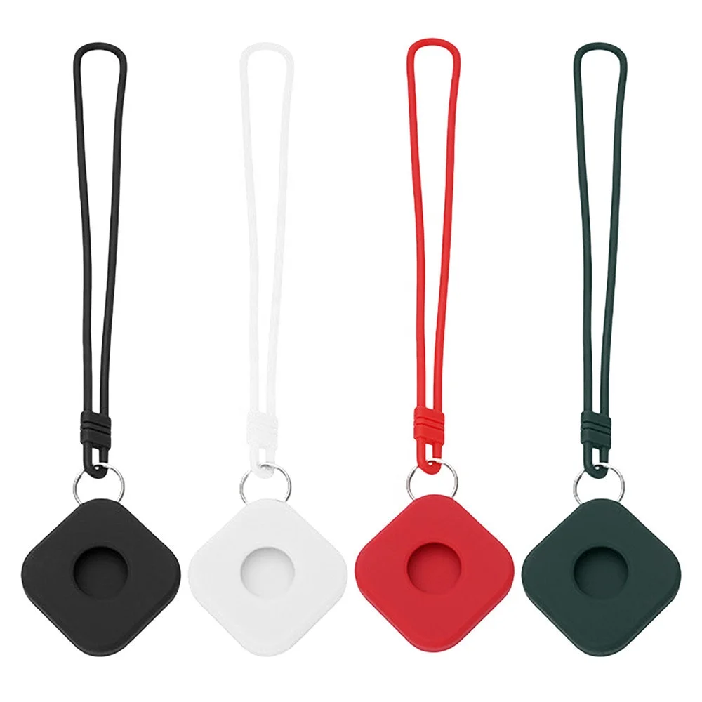 

Silicone case for Apple AirTag For Airtags Scratch-Proof Protective case for Apple Airtages Keychain dog Protective Cover